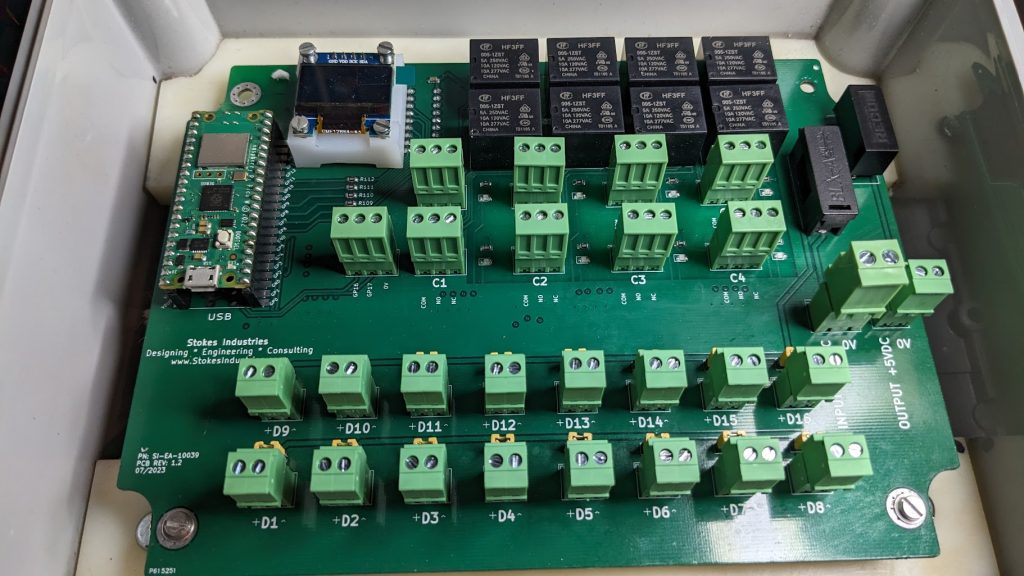 Close up of SI-EA-10039 Rev 1.2.